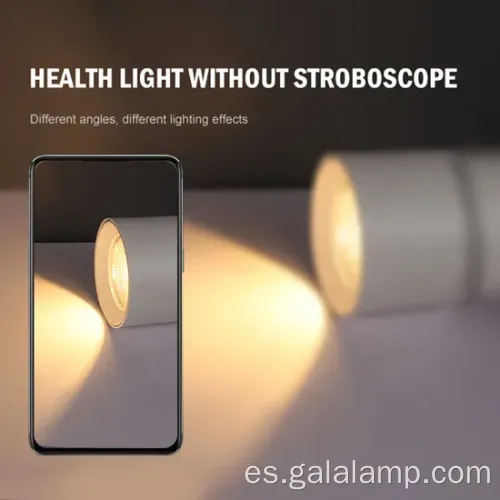 Luz de pista plegable moderna montada en la superficie para espacios minoristas